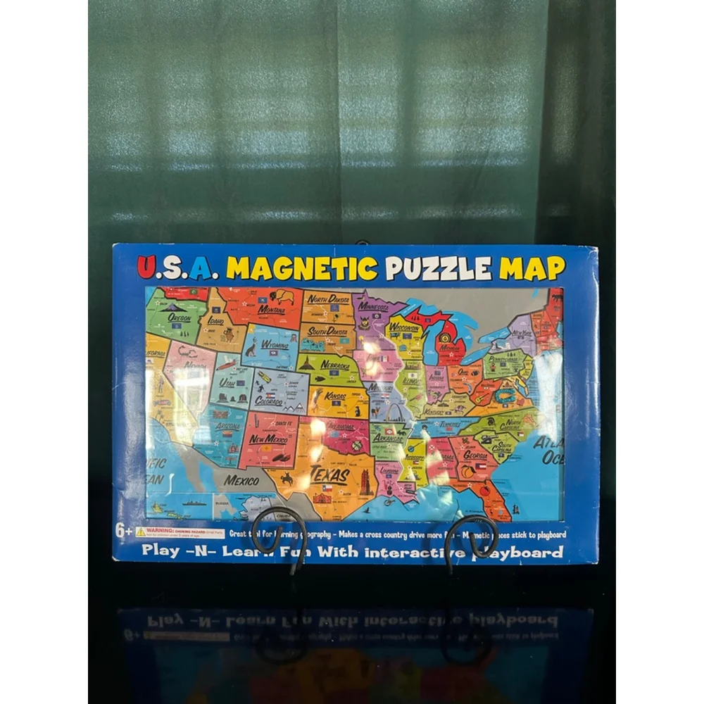 USA Magnetic Puzzle Map